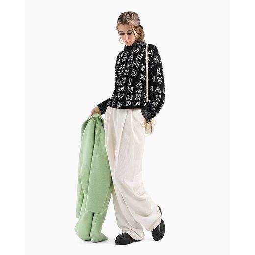 Sueter Jacquard estampado