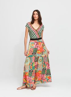 Top de punto con estampado