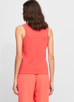 Top estampado en cachemira