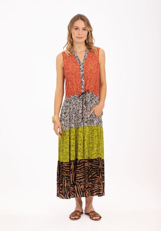 Vestido animal print
