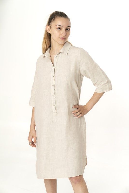 Vestido Camisero Vestido De Punto Roma Vestido Estampado Vestidos