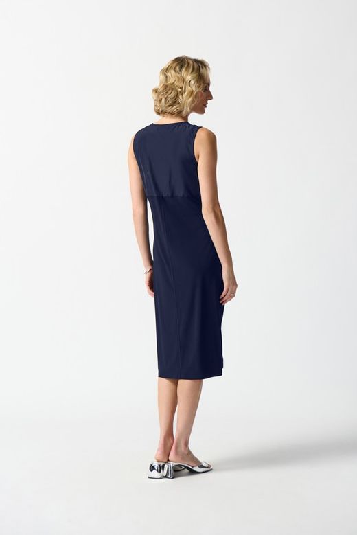 Vestido cocoon de punto de seda