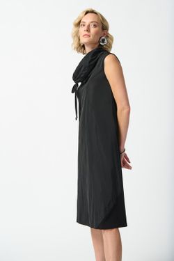 Vestido cocoon de punto sedoso