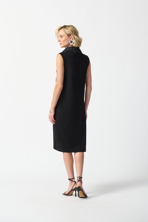Vestido cocoon de punto sedoso